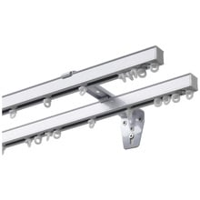 Eden S-Fold Curtain Double Brackets (Set of 2)